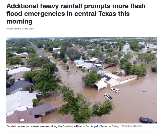 Зеленський висловив співчуття через повінь в Техасі: фото і відео смертоносної стихії
